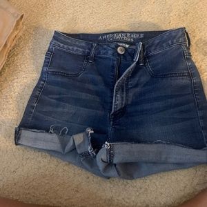 Womens Blue Jean Shorts